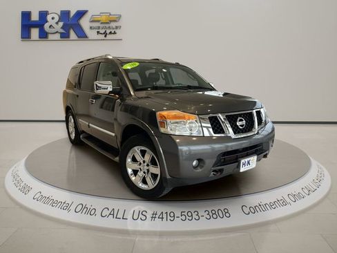 Used 2010 Nissan Armada Platinum w/ Captain Seat Pkg image 1