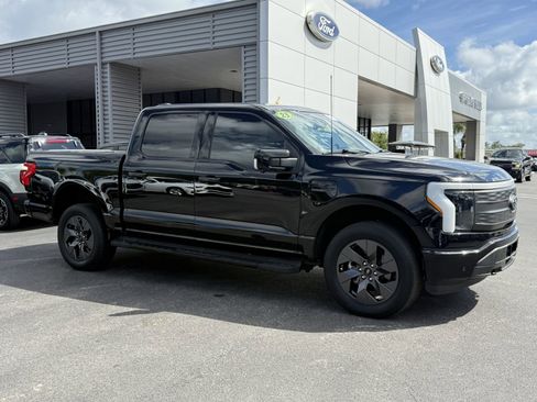 Certified 2023 Ford F150 Lightning Lariat w/ Tow Technology Package AWD/4WD image 2