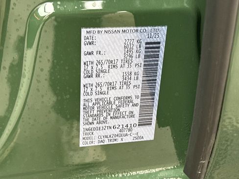 New 2026 Nissan Frontier Pro-X image 26