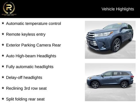Used 2019 Toyota Highlander LE AWD/4WD image 9