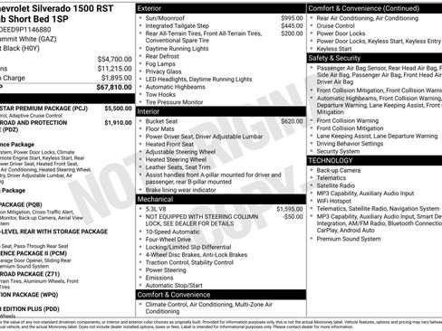 Used 2023 Chevrolet Silverado 1500 RST w/ RST All Star Premium Package AWD/4WD image 3