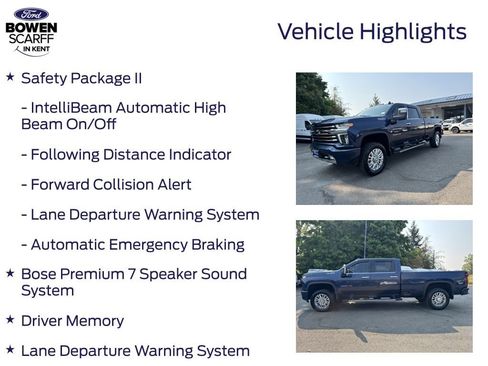 Used 2022 Chevrolet Silverado 3500 High Country w/ Technology Package AWD/4WD image 8