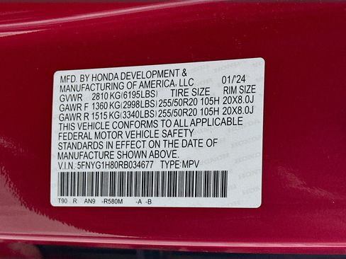 Used 2024 Honda Pilot Elite image 12