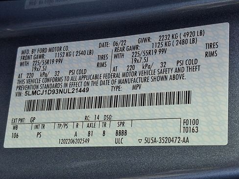 Certified 2022 Lincoln Corsair AWD w/ Premium Package image 29