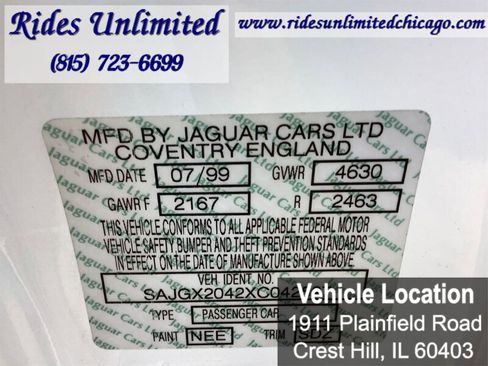 Used 1999 Jaguar XK8 Convertible image 28