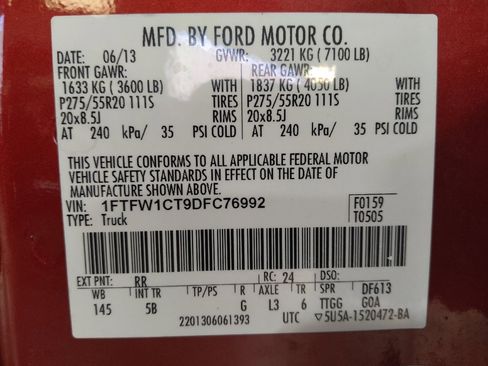 Used 2013 Ford F150 FX2 w/ Luxury Equipment Group RWD image 33