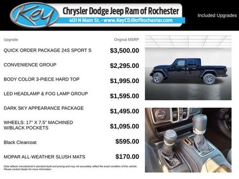 New 2025 Jeep Gladiator Sport image 3