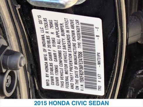 Used 2015 Honda Civic LX image 26