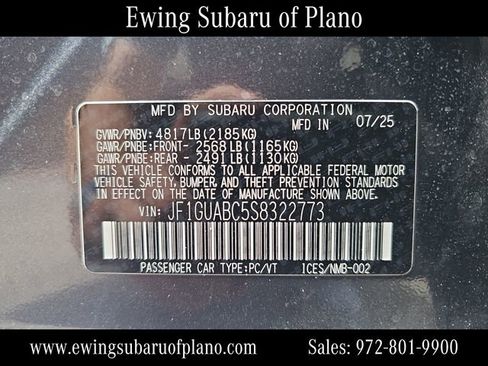 Used 2025 Subaru Impreza 2.0i image 28