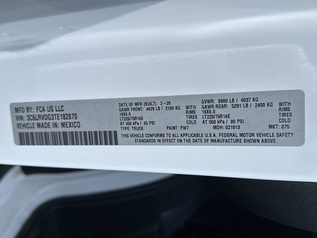 New 2026 RAM ProMaster 2500 w/ Advanced Safety Group FWD image 36