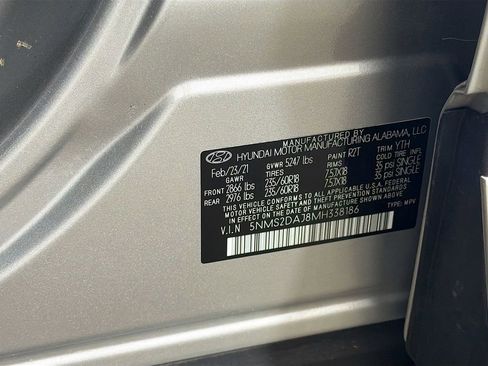 Used 2021 Hyundai Santa Fe SEL AWD/4WD image 34