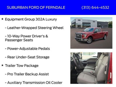 Used 2016 Ford F150 XLT w/ Equipment Group 302A Luxury image 13