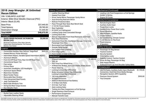 Used 2018 Jeep Wrangler Unlimited Rubicon image 34