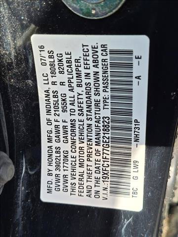 Used 2016 Honda Civic EX-L image 21