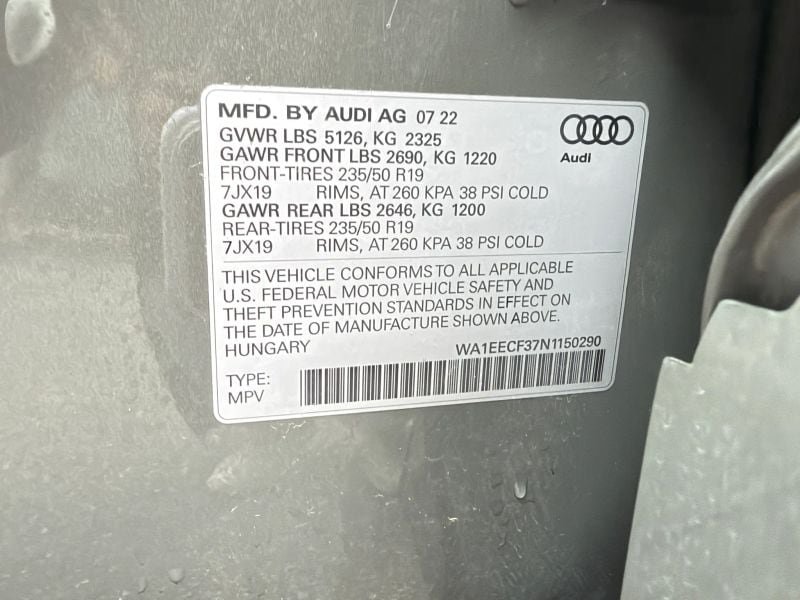 Used 2022 Audi Q3 2.0T Premium Plus w/ Premium Plus Package AWD/4WD image 39