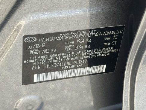 Used 2020 Hyundai Elantra SE w/ Cargo Package (C1) image 11