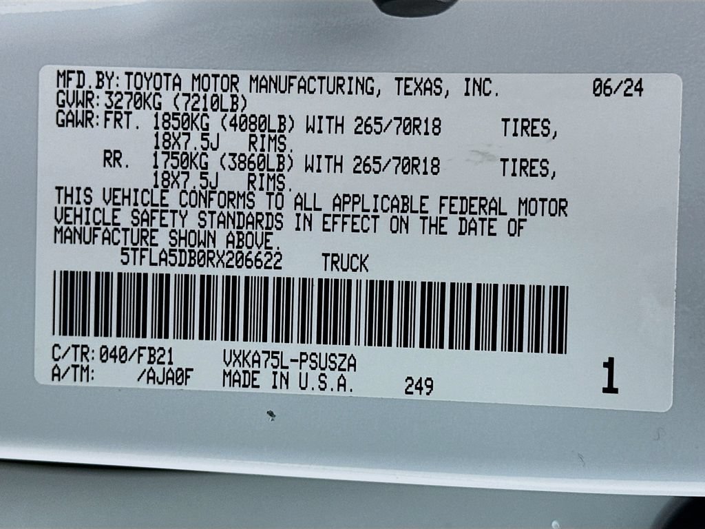 Used 2024 Toyota Tundra SR5 AWD/4WD image 31