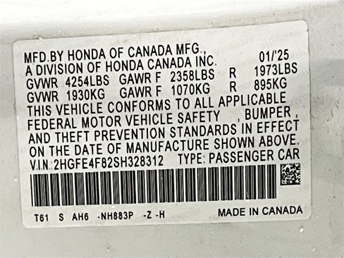 Used 2025 Honda Civic Sport image 32