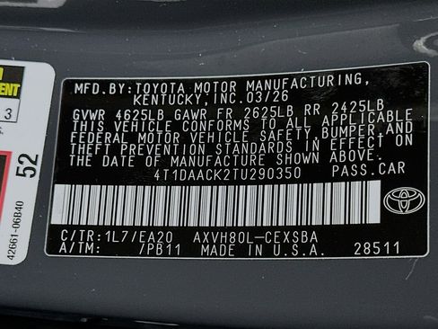 New 2026 Toyota Camry SE w/ Convenience Package image 16