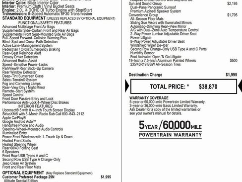 New 2026 Jeep Compass Latitude w/ Sun and Sound Group image 2