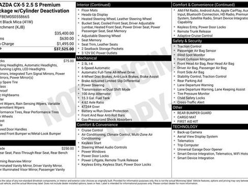 Certified 2025 MAZDA CX-5 AWD 2.5 S w/ Premium Plus Pkg image 44