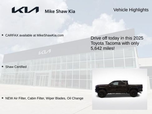Used 2025 Toyota Tacoma SR5 AWD/4WD image 8