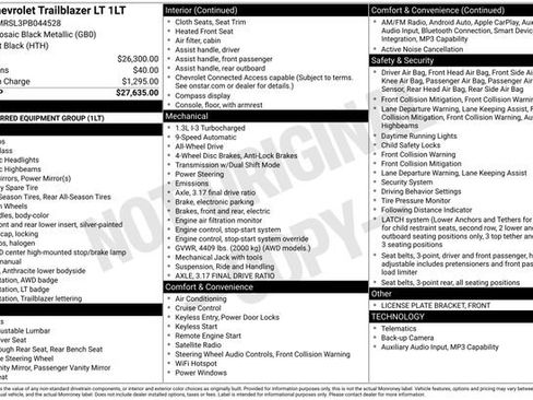 Certified 2023 Chevrolet TrailBlazer LT image 33