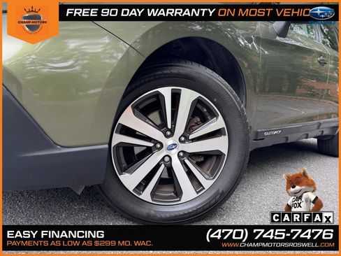 Used 2018 Subaru Outback 2.5i Limited AWD/4WD image 3
