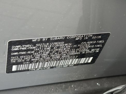 New 2026 Subaru Outback Limited AWD/4WD image 33