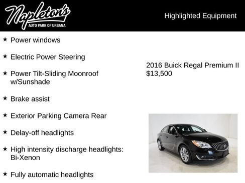 Used 2016 Buick Regal Premium FWD image 16