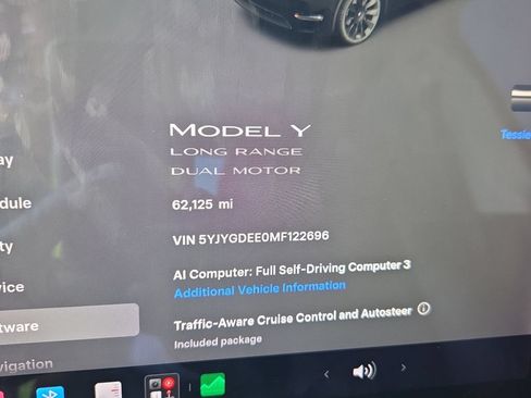 Used 2021 Tesla Model Y Long Range AWD/4WD image 2