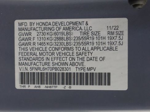 Used 2023 Honda Odyssey Sport image 50