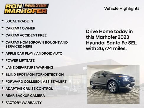 Certified 2023 Hyundai Santa Fe SEL AWD/4WD image 16