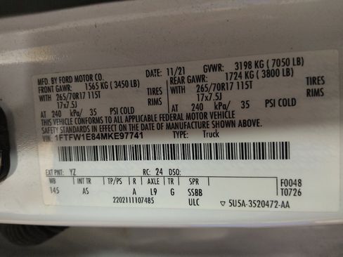 Used 2021 Ford F150 XL w/ Trailer Tow Package image 33