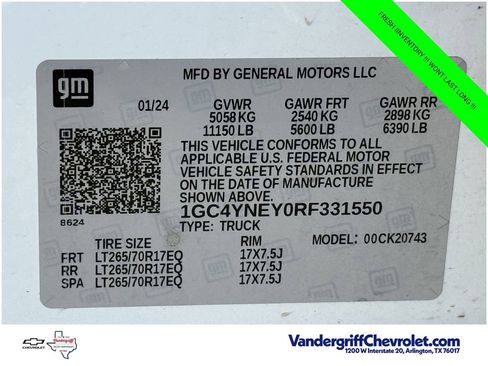 Used 2024 Chevrolet Silverado 2500 LT w/ Convenience Package AWD/4WD image 25