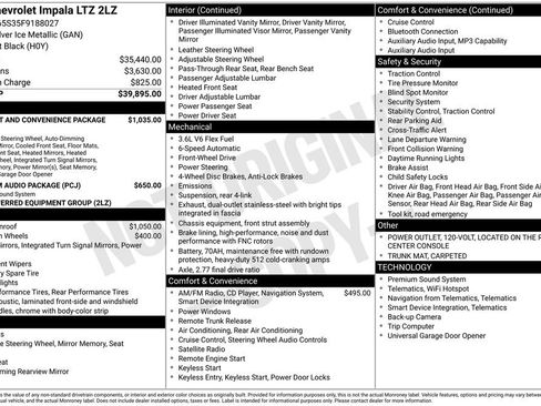 Used 2015 Chevrolet Impala LTZ image 11