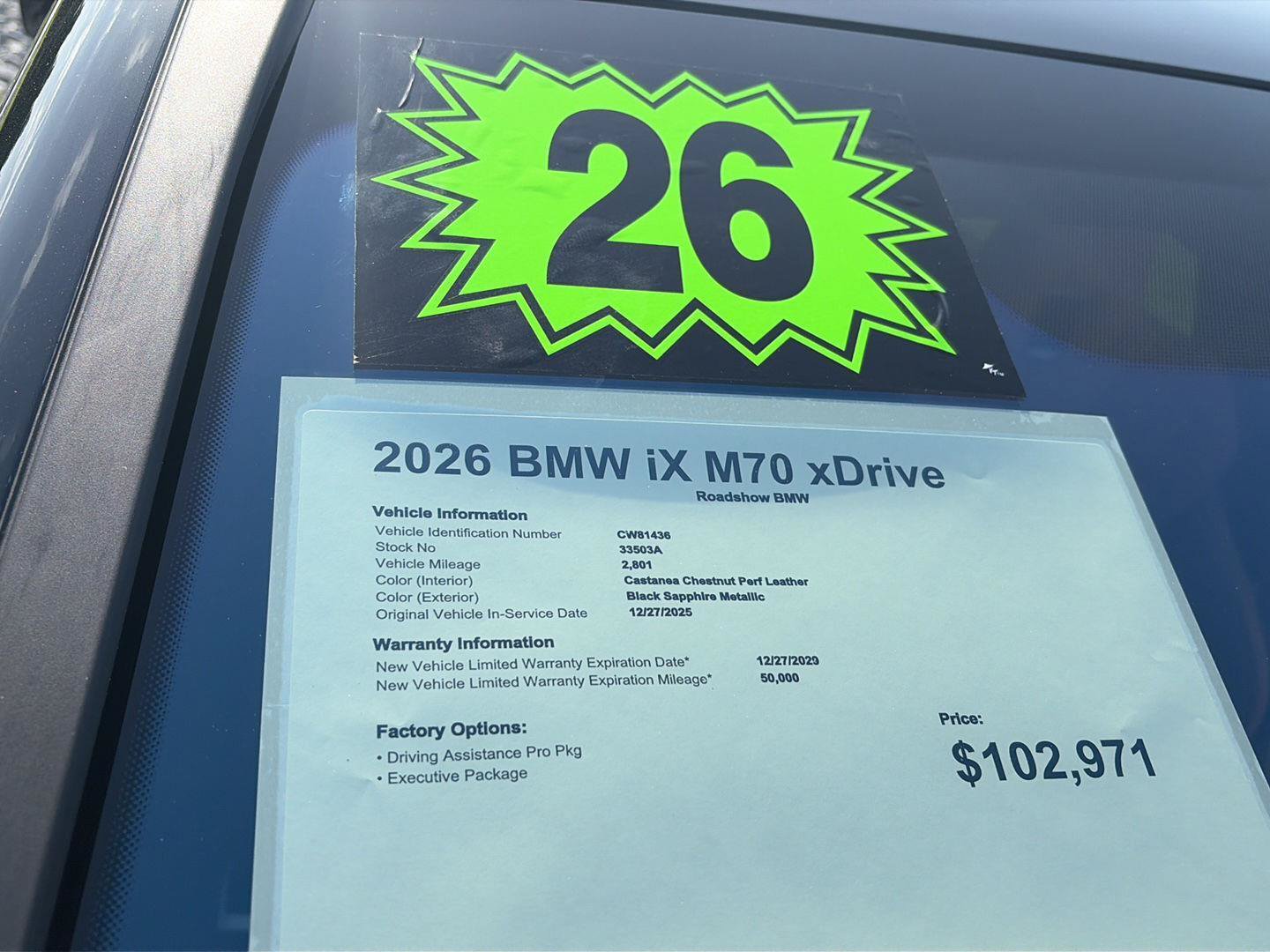 Used 2026 BMW iX M70 AWD/4WD image 19