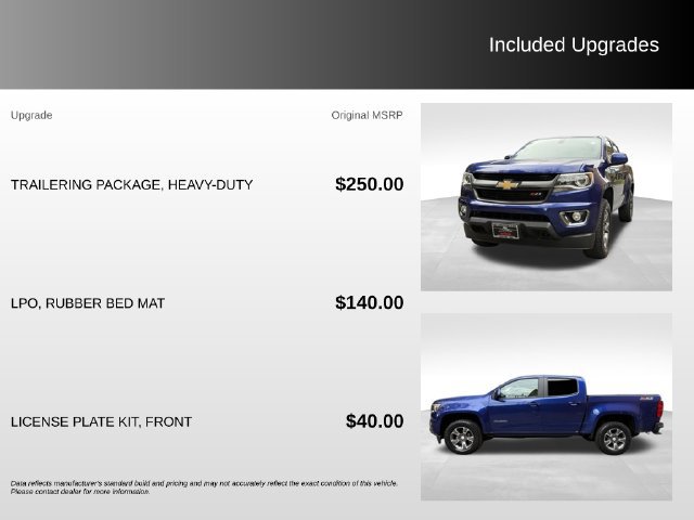 Used 2016 Chevrolet Colorado Z71 AWD/4WD image 9
