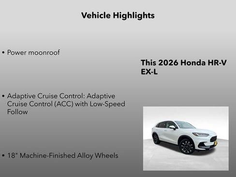 New 2026 Honda HR-V EX-L image 5