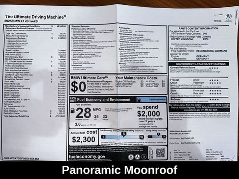 Used 2025 BMW X1 xDrive28i w/ Convenience Package image 12