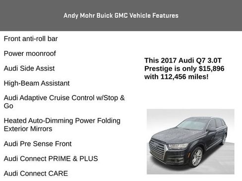 Used 2017 Audi Q7 3.0T Prestige w/ Prestige Package AWD/4WD image 16