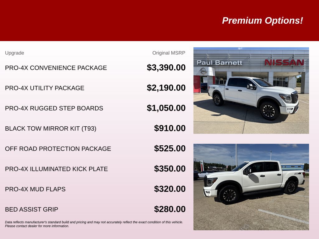 Used 2023 Nissan Titan PRO-4X w/ Pro-4x Convenience Package AWD/4WD image 9