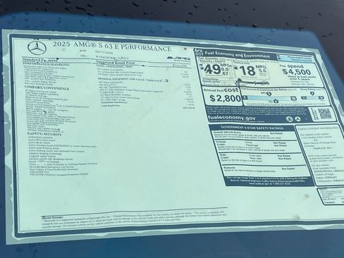 New 2025 Mercedes-Benz S 63 AMG S image 29
