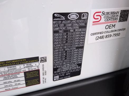 New 2026 Land Rover Range Rover Long Wheelbase SE image 37