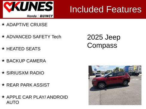 Used 2025 Jeep Compass Limited AWD/4WD image 2