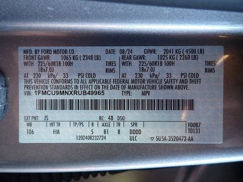 Certified 2024 Ford Escape ST-Line w/ Tech Pack #1 AWD/4WD image 21