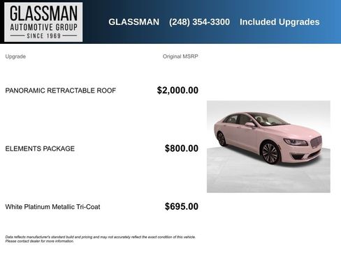 Used 2020 Lincoln MKZ Reserve w/ Elements Package image 5