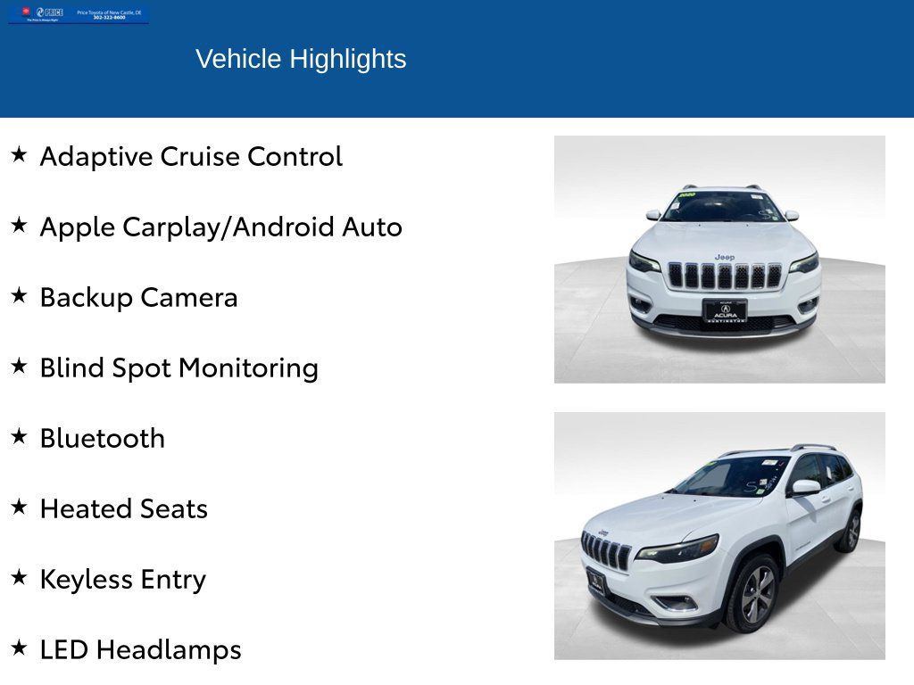 Used 2020 Jeep Cherokee Limited AWD/4WD image 2