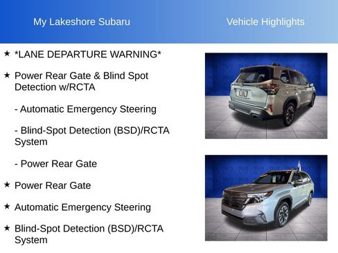 Certified 2025 Subaru Forester Premium AWD/4WD image 7