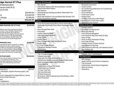 Used 2025 Dodge Hornet GT Plus w/ GT Plus Package image 30